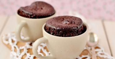 Как сделать шоколадный кекс в микроволновой печи Шоколадный маффин в кружке за 5 минут